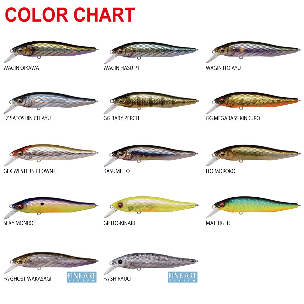 Megabass X Nanahan FA Ghost Wakasagi - 7.5cm - 7g - Silent - Floating - X NANAHAN FA Ghost W