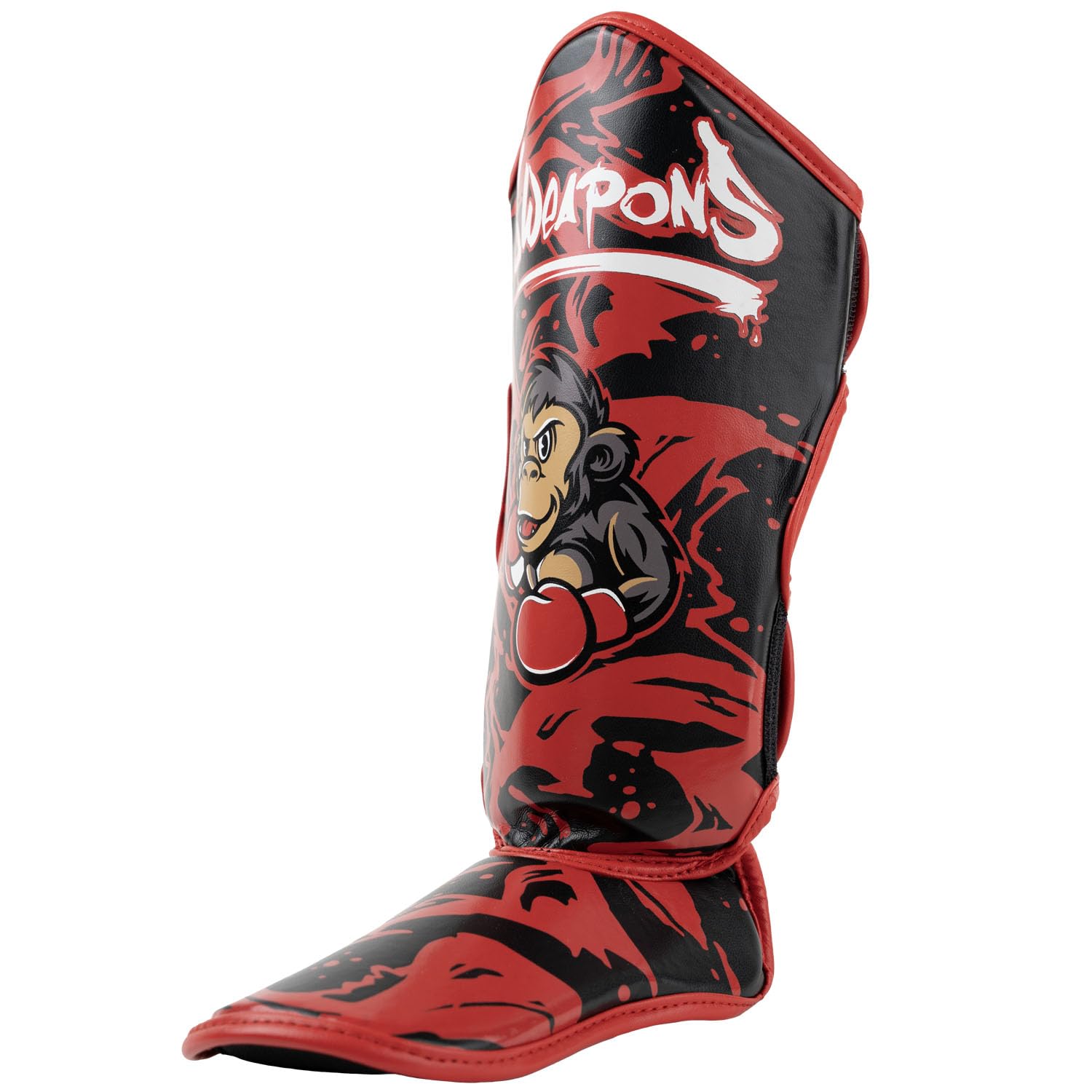 Weapons - 8 parastinchi per bambini, Joe, colore: Nero/Rosso