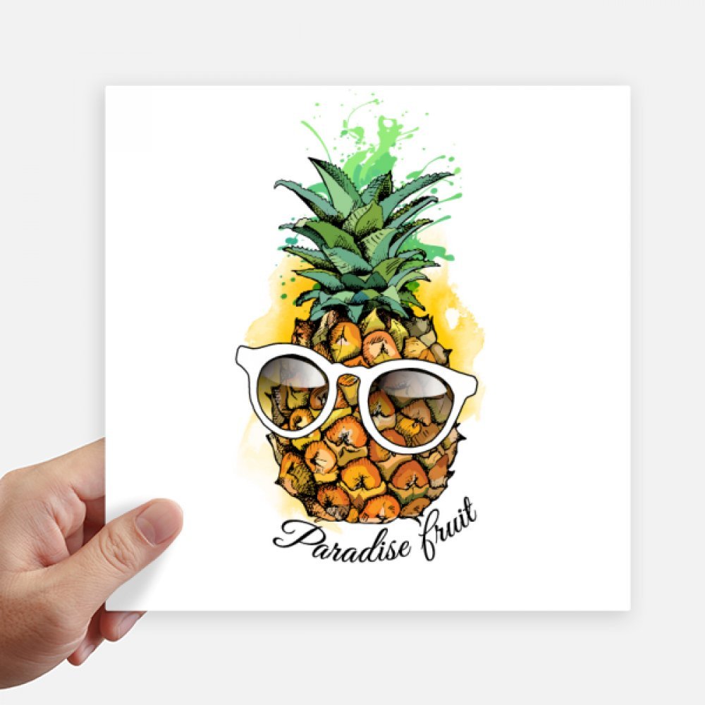 Autocollant Ananas Lunettes de Soleil pour Personnaliser votre Valise et Ordinateur Portable
