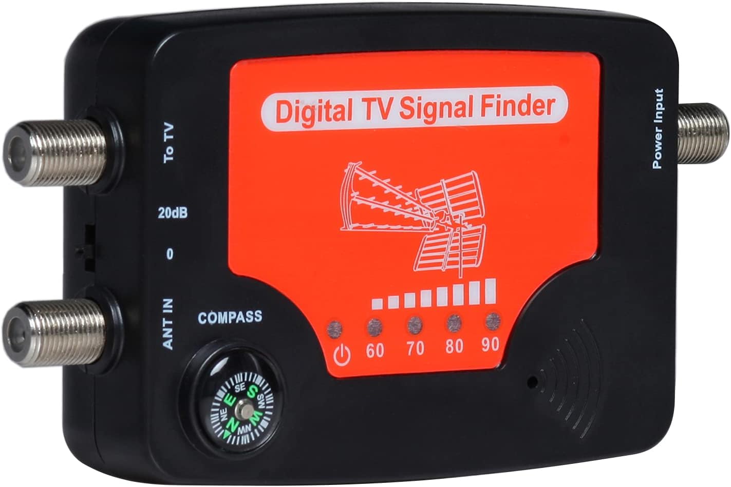 HUIOP Signal Finder,TV Signal Finder LED Display Portable