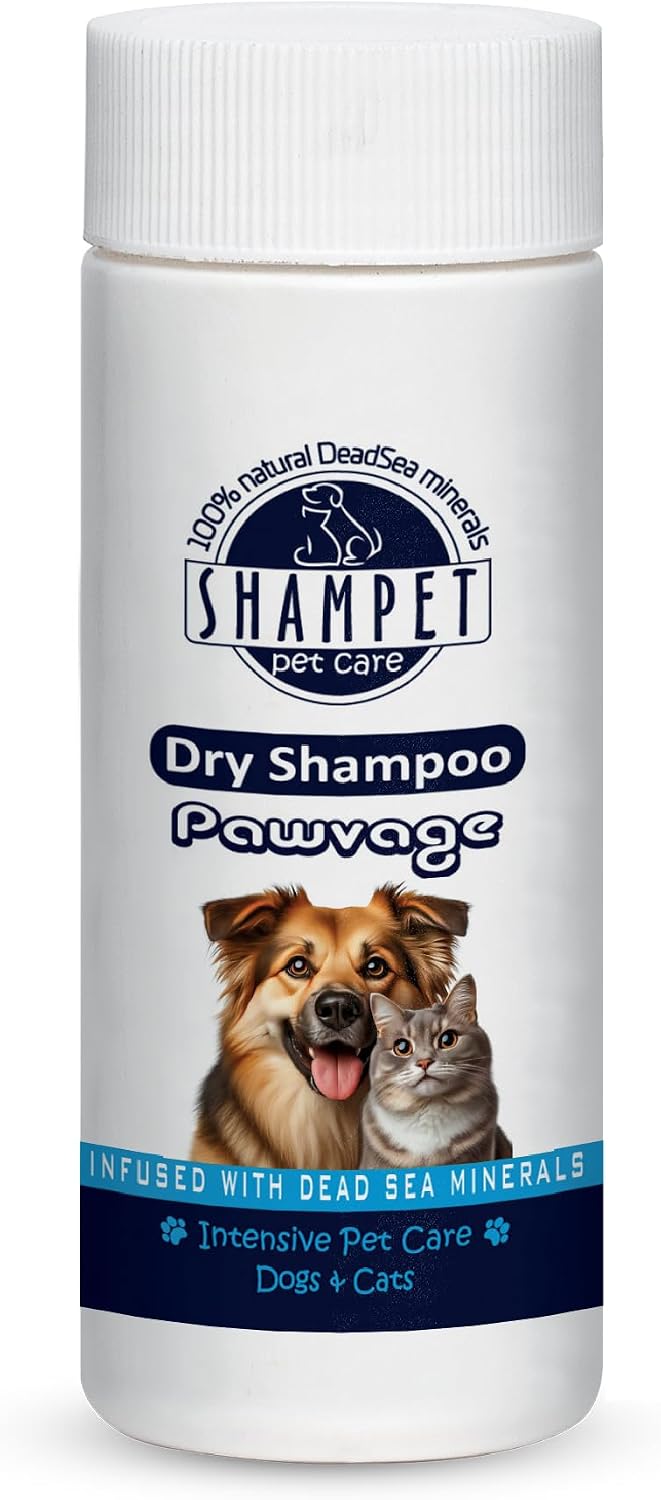 Dry Shampoo Infused with Dead Sea Minerals for Dogs and Cats (Pawvage)