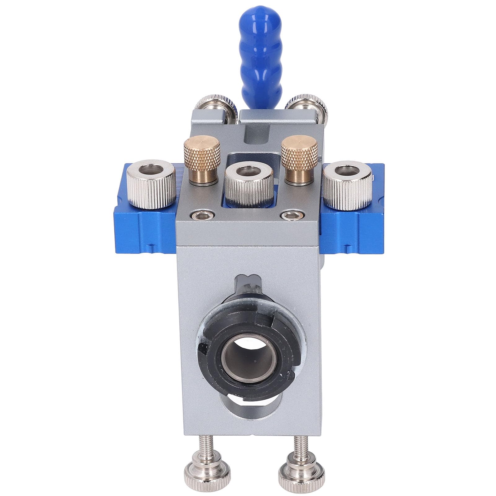 Bohrpositionierungsset, 3-in-1-Lochstanzer-Locator, rundes Holzdübel-Set, professionelles Handbohrwerkzeug aus Aluminiumlegierung