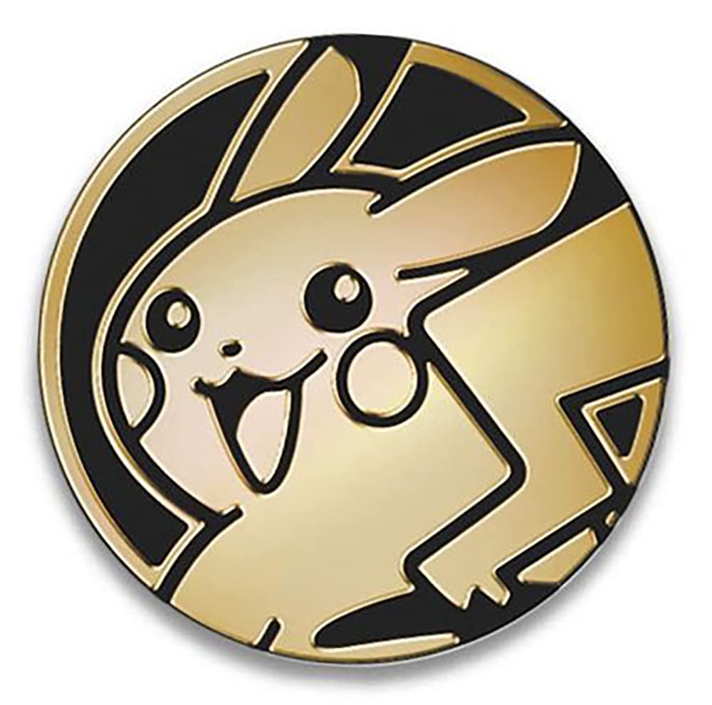 Pikachu Coin from the Pokemon Trading Card Game (Large Size) Gold