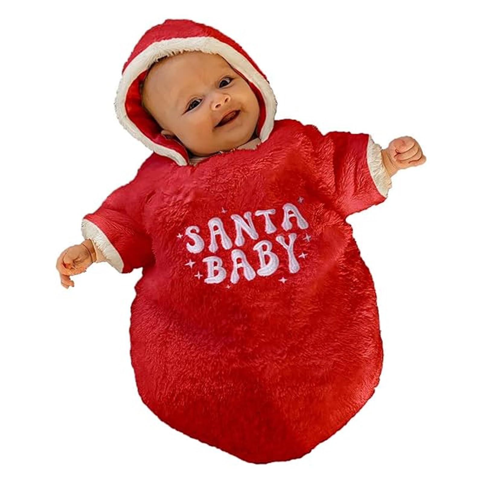 Nicoxijia Newborn Baby Girl Boy Halloween Ghost Costume Long Sleeve Hoodie Romper Jumpsuit Fall Winter Baby Halloween Outfit (Newborn Christmas Outfits-Multi-color, 0-3 Months) โ image 1