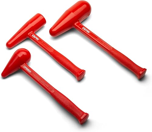 Capri Tools Bossing Dead - Juego de martillo soplador de 3 piezas, fabricado en Estados Unidos