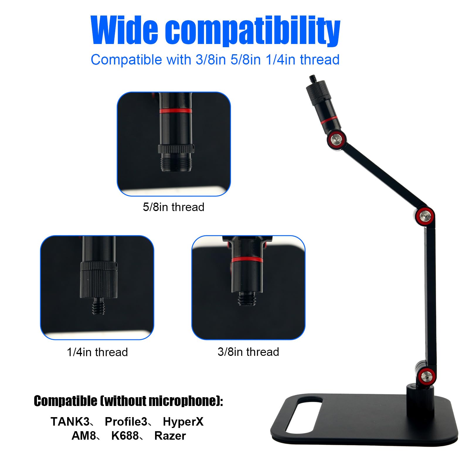 Gosknor Microphone Stand Desk - Image 4