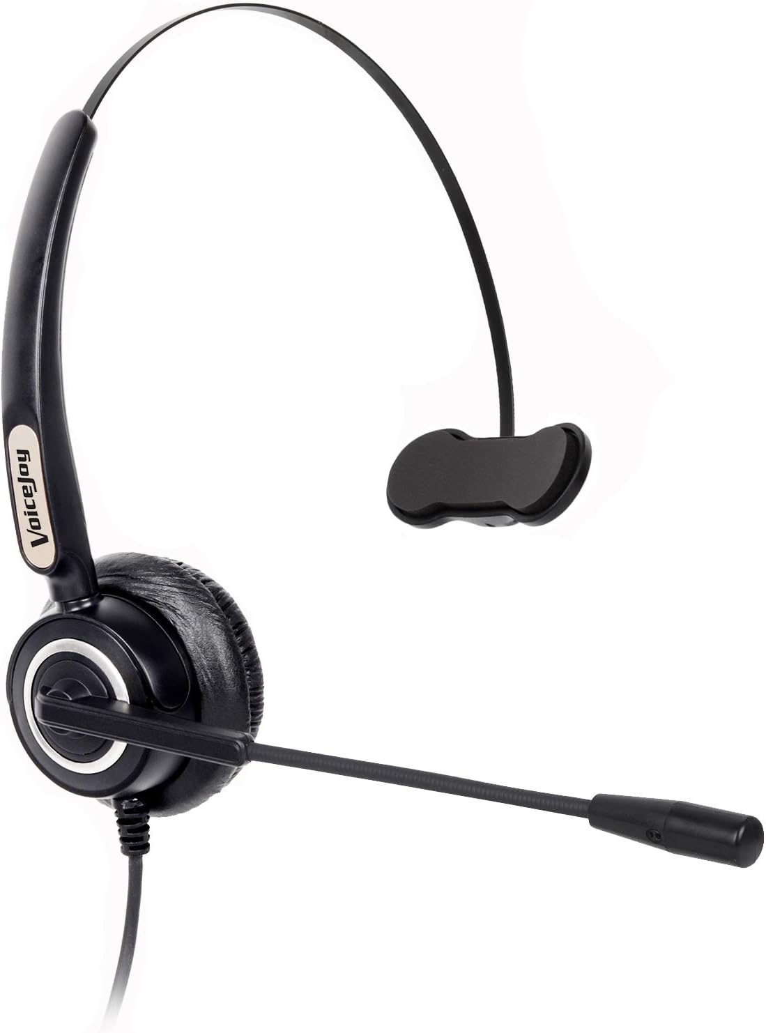 VoiceJoy Office Headset with RJ9 Plug Compatible with Yealink T22P T26P,T28P Phones for Avaya 1608 9630 9640 9650 9620,GrandStream Phones