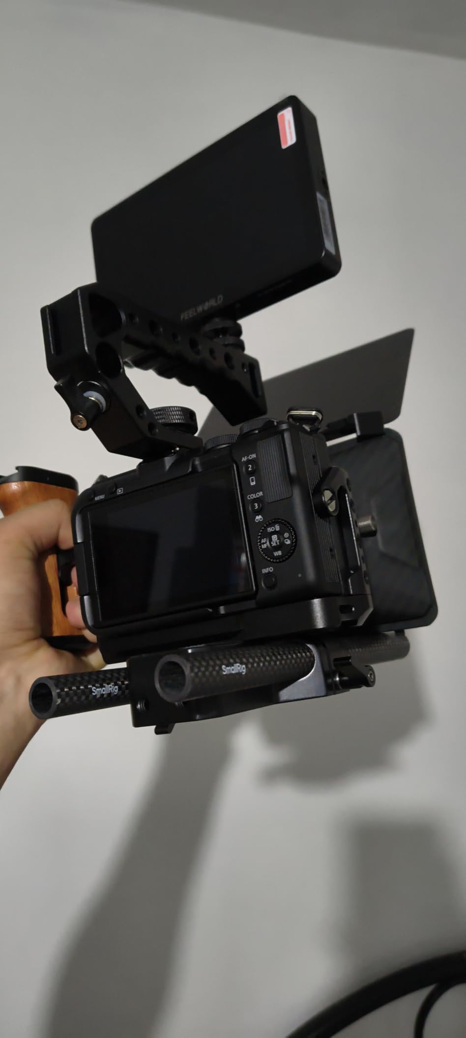 SmallRig Camera Base Plate Kit with 15mm LWS Rod Rail Clamp, Carbon ...