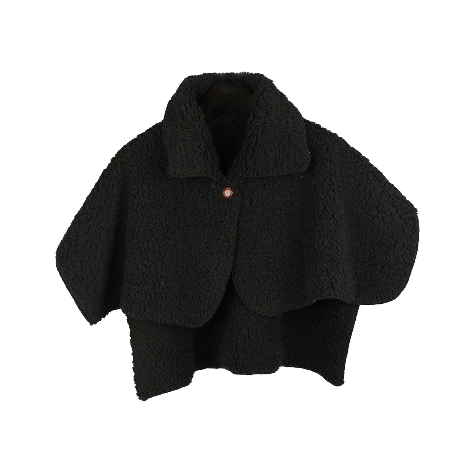 Women Winter Shawl Wrap Shoulder Cape Lightweight for Travel Bedroom black|Clothing Shoes & Accessories | Womens Clothing | Coats & Jackets-image-41