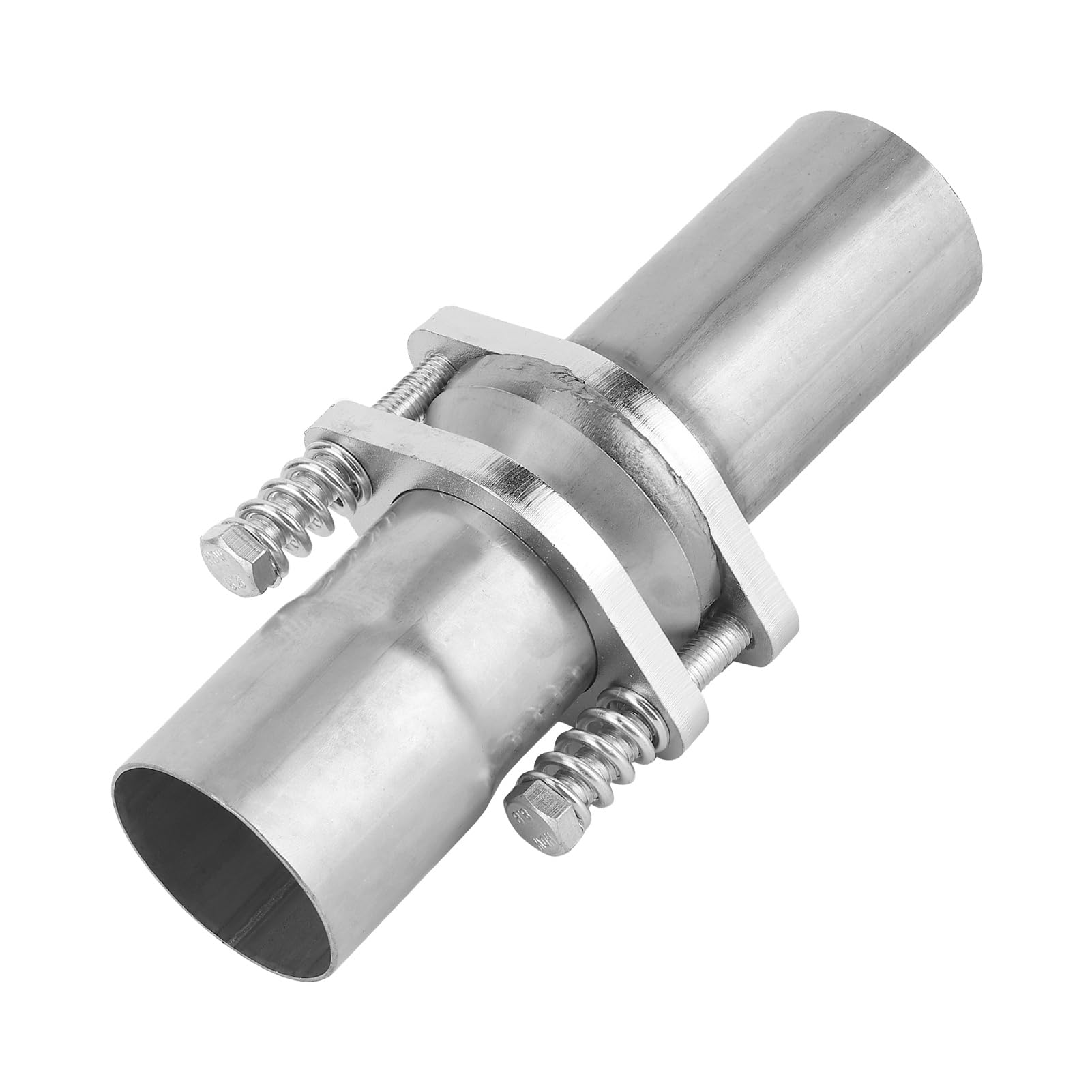 KIMISS Flangia Bullone Molla Scarico, Kit Tubo Riparazione Bullone Molla Flangia Scarico Fissaggio Rapido 2.25in ID a 2.25in OD Universale Acciaio Inossidabile