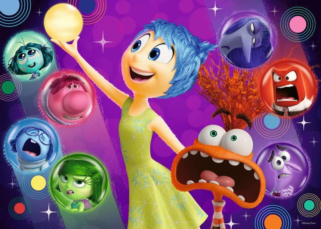 Ravensburger - Puzzle: Disney Inside Out 2, Puzzles Children 4 Years and Older, Jigsaw Puzzle, 60 Pieces, Gifts Children 4 Years, 70x50cm