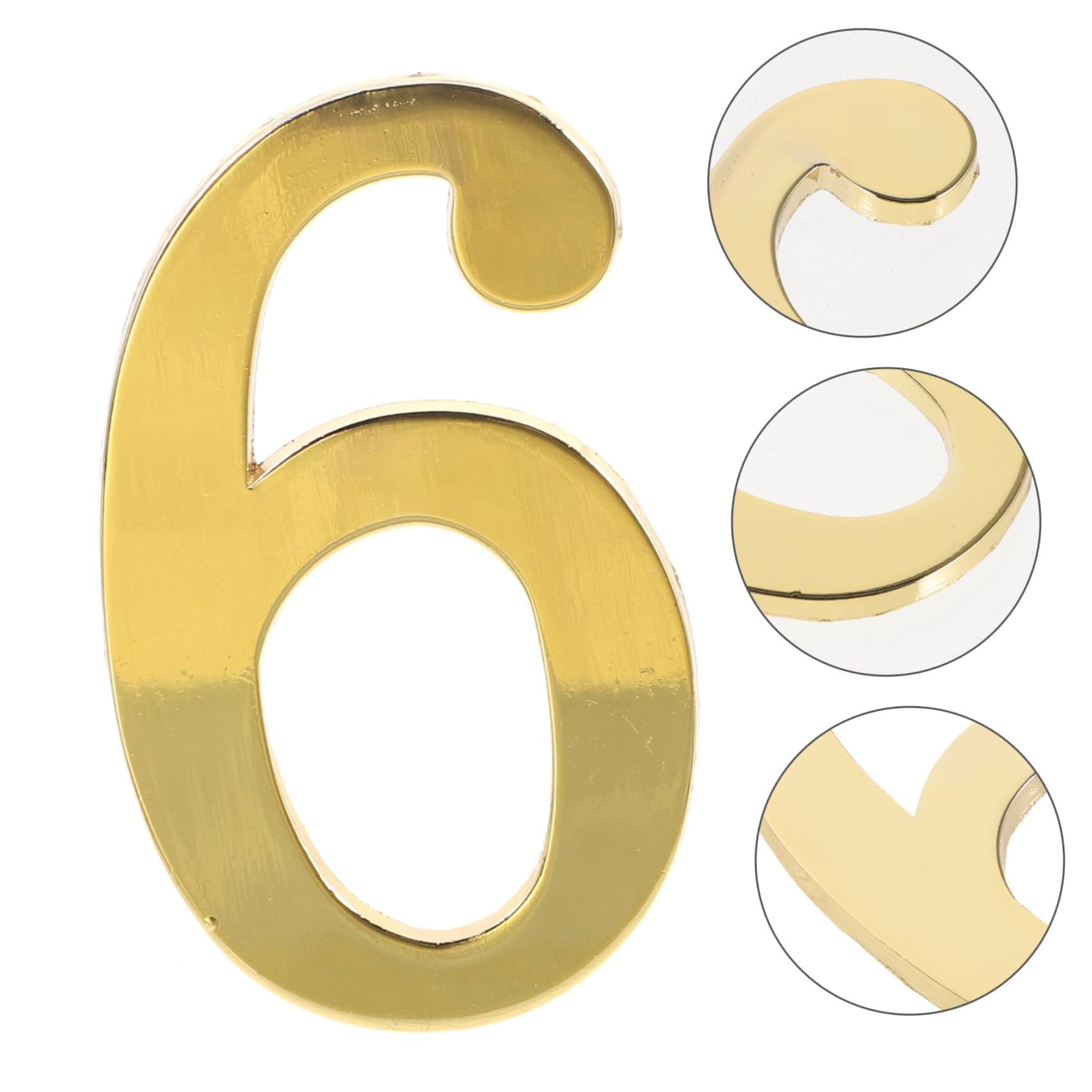 VILLCASE Magnetic Metal House Numbers with Strong Magnet for Front Door Mailbox Garage and Hotel Use Easy to Attach Durable Digital Door Number 2.75X1.6 Inch - Image 3