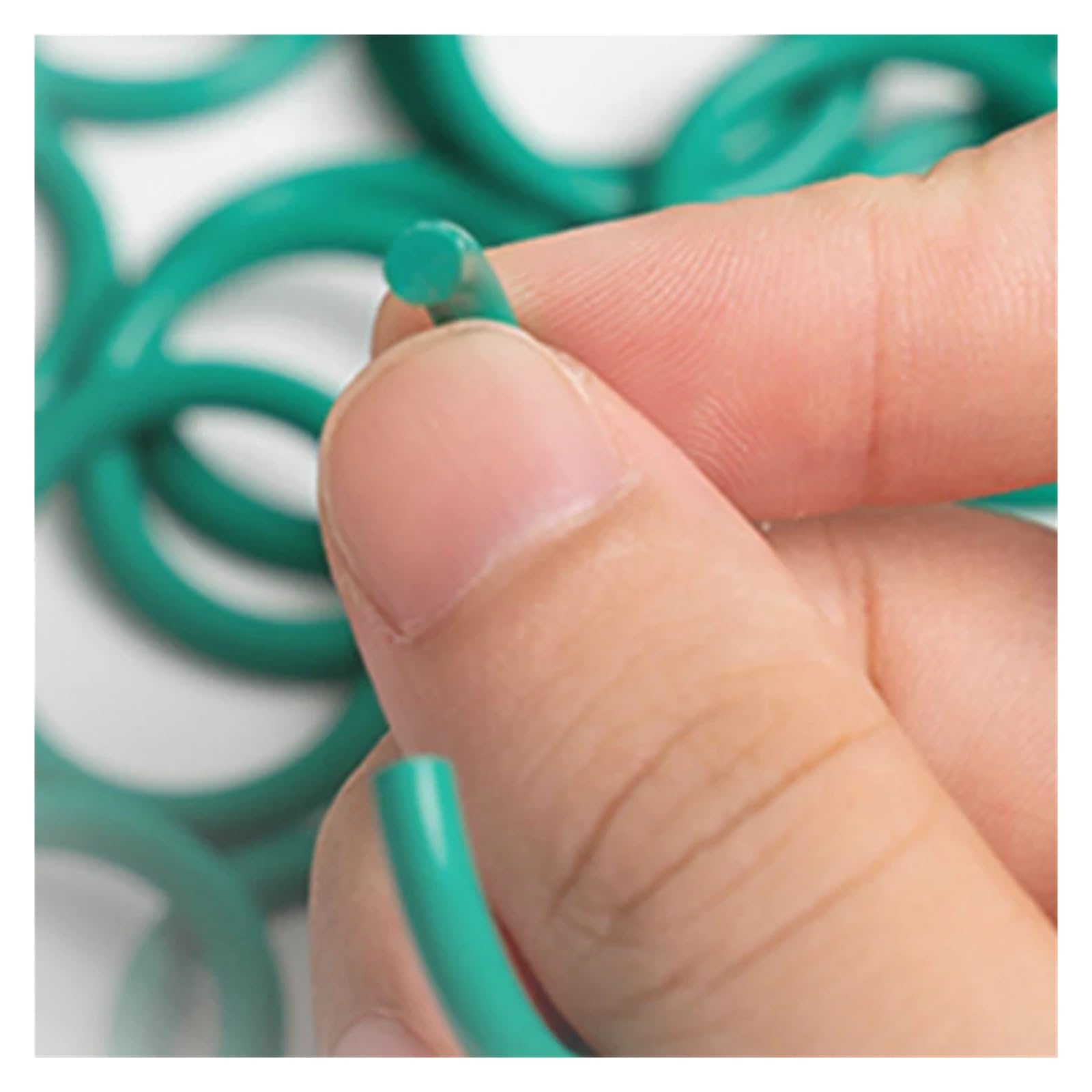 Juego completo de juntas tóricas fluoruro oxígeno FKM CS 1 mm a 3. Resistentes al aceite, a altas temperaturas y a la corrosión(WD 2.65mm)