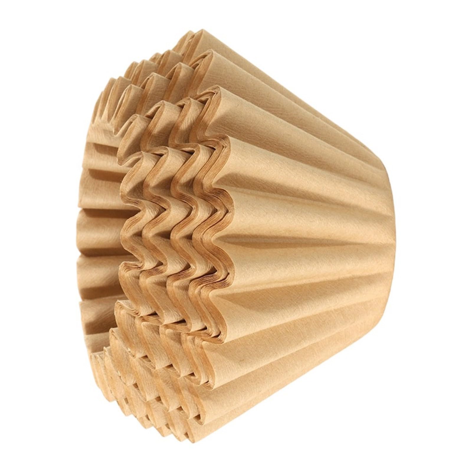 Osniyaw White 100 Pieces Unbleached Coffee Paper For Drip Maker, High Efficiency Accessories, Unbleached Coffee Filter Paper