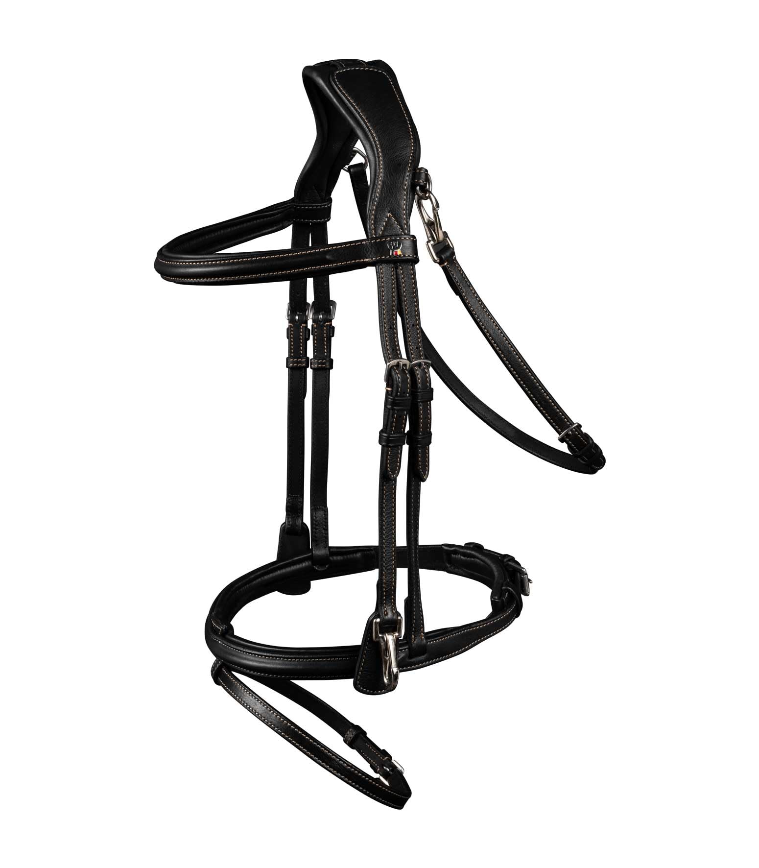 WALDHAUSEN X-Line Work Bridon pour demi-sang Noir