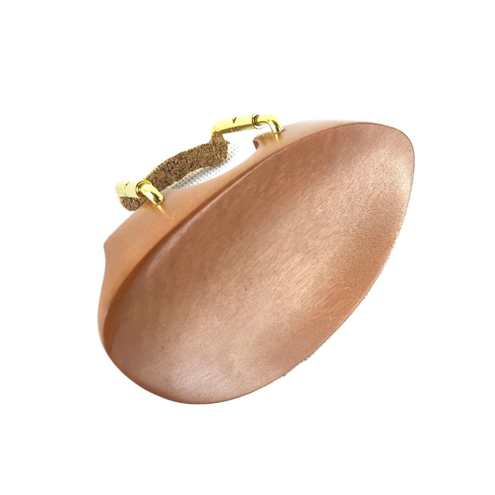 Mentoniera Violino Mentoniera in legno di bosso for violino, misura 4/4, accessori for con morsetto for mentoniera, for parte supporto standard(Model B gold)