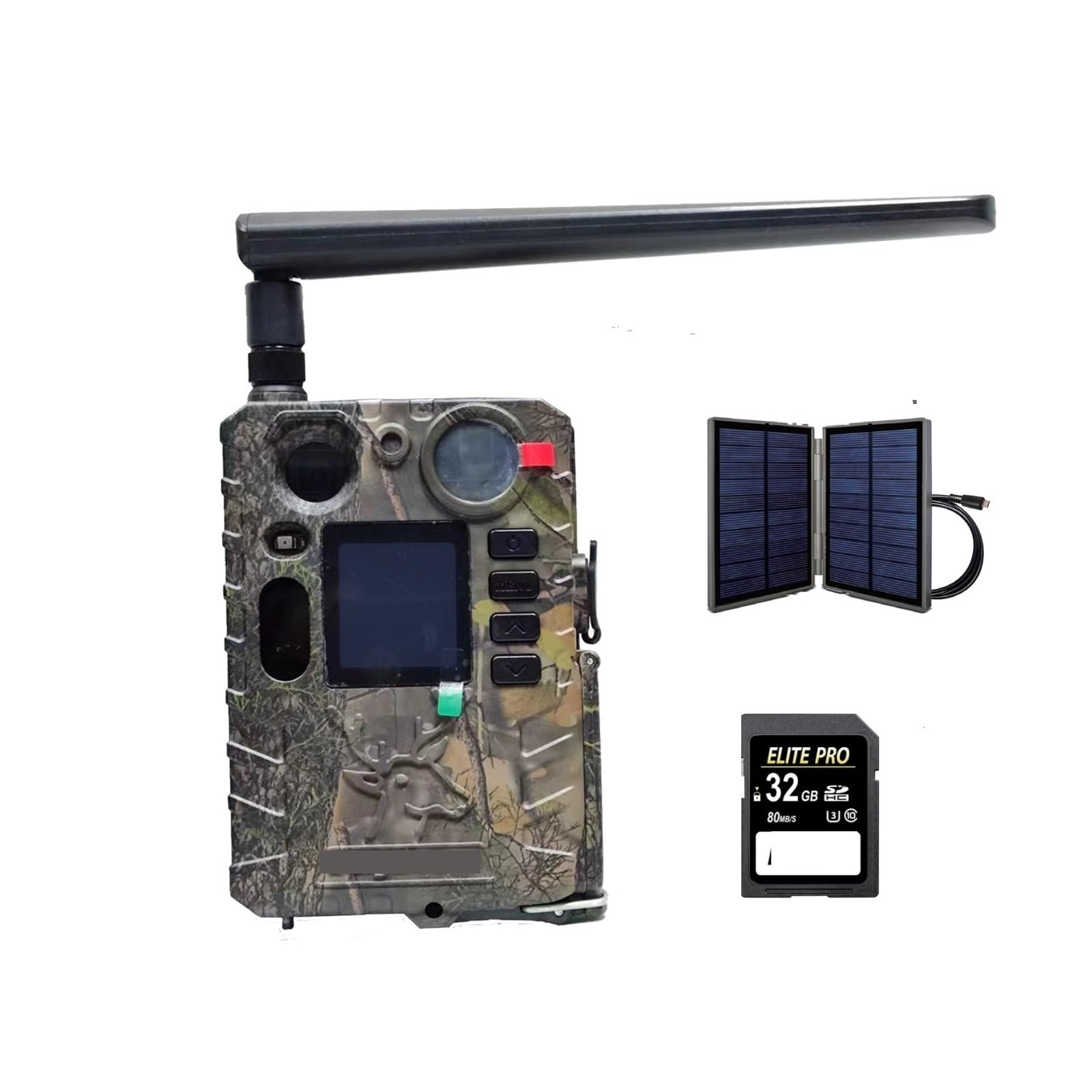 BG410-M(S) 4K FHD 37MP Kamera Obserwacyjna 940nm IR Night Vision, Bezprzewodowa 4G, Zewnętrzna Myśliwska + Prezent 32GB TF WyraźNe Obrazy I Filmy(With solar charger)