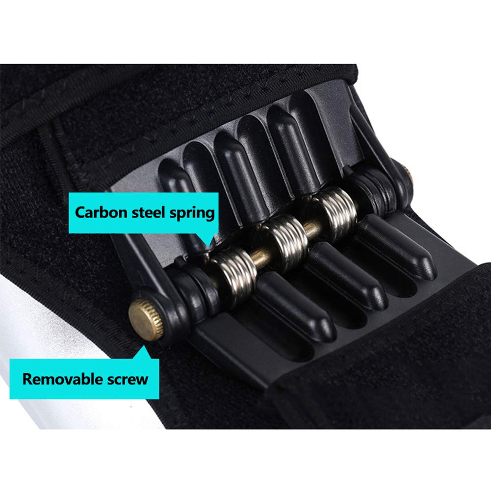 Knie-Booster, Gelenkstütze Knieschützer Brace Atmungsaktiver Knieschutz-Booster mit starker Rückprallfederkraft für Outdoor-Sportarten, Training, Klettern, Linderung von Gelenkschmerzen, Sch