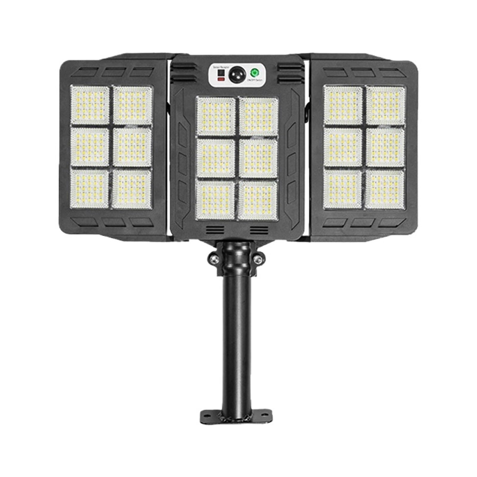 648 LED potężne światła solarne zewnętrzne światło słoneczne czujnik ruchu lampy solarne wodoodporne do oświetlenia lampy ogrodowej, oświetlenie uliczne, podwórko (ogólne - 600 COB)