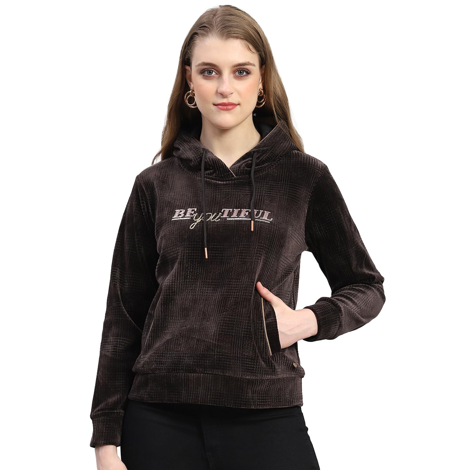 monte carlo Womens Embroidered Hooded Neck Full Sleeve Casual Sweatshirt (223062672)-picture-36