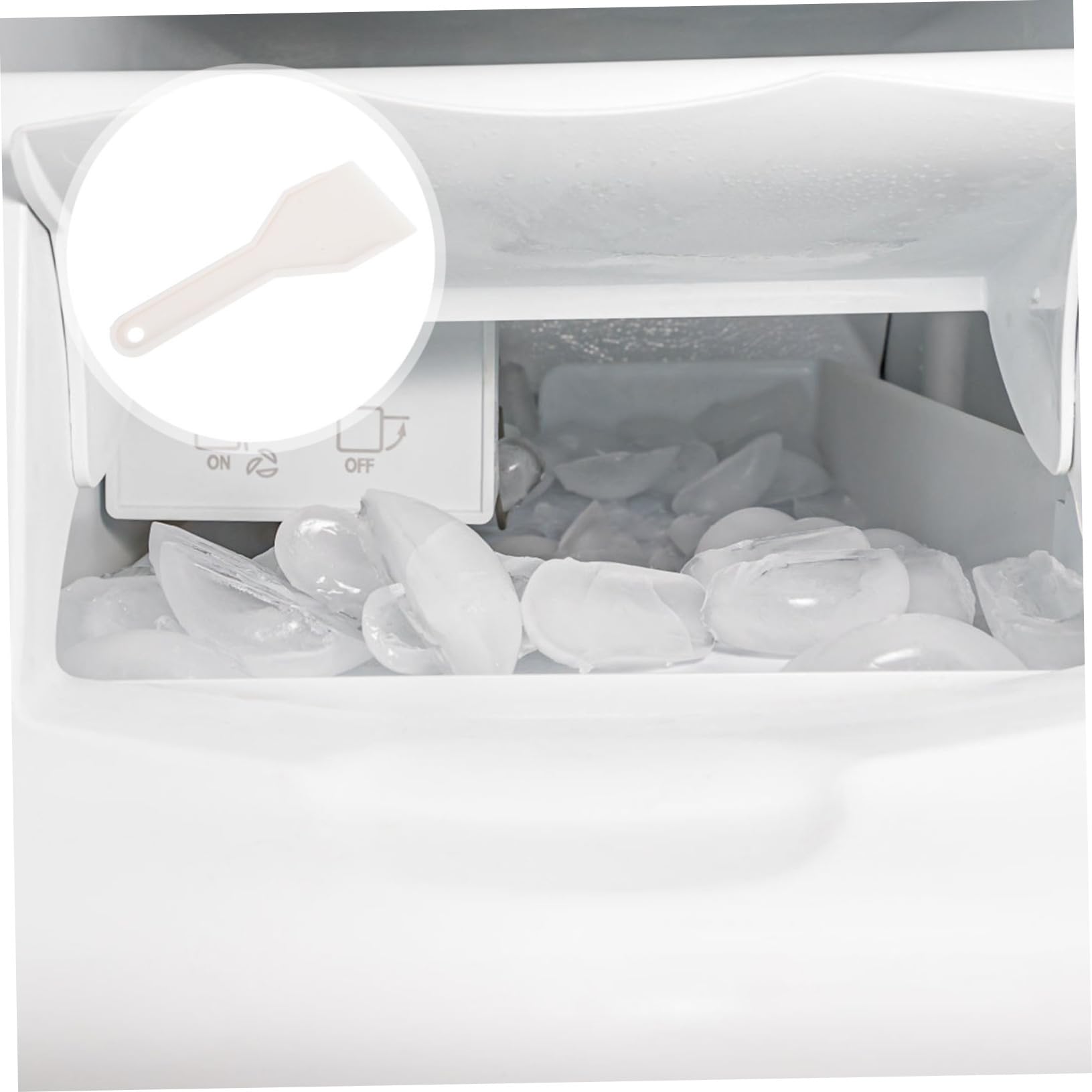 GRIRIW Eiskratzer Für Kühlschrank & Gefrierschrank - Weiße Enteisungsschaufel