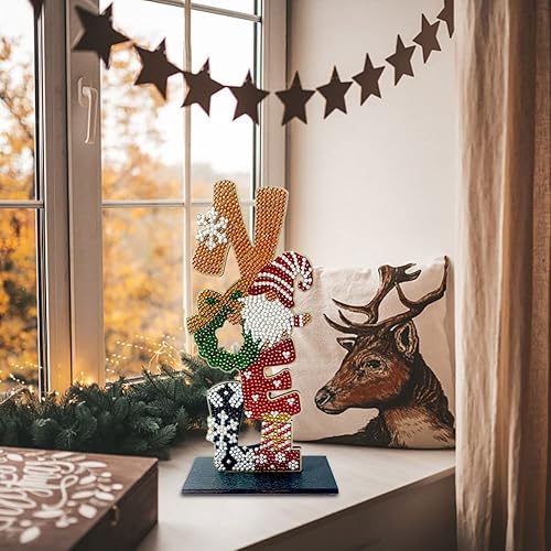 Miniatura 9 de Orgone Goblin - Kit de adornos de escritorio con pintura de diamantes 5D para bricolaje, decoración de mesa, arte de mosaico, manualidades,