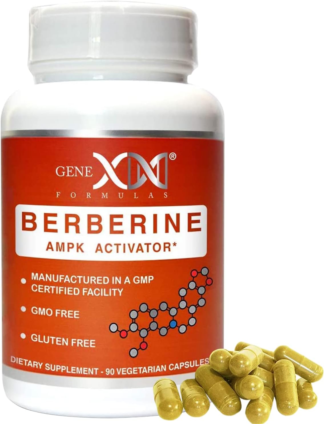 Amazon.com: GENEX Berberine HCl 500mg (90 Capsules) | Powerful AMPK ...