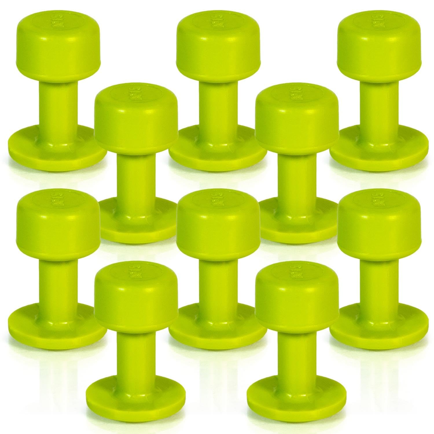 Tabweld Black Plague Gang Green 15mm Hail Tabs Round PDR Hail Dent Tab Pack - 10 Pack Paintless Dent Repair