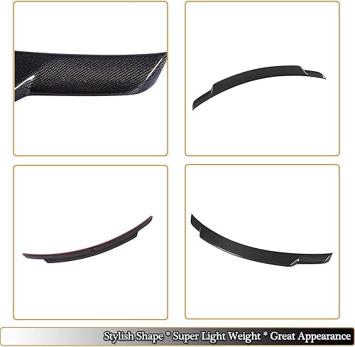 Miniatura 2 de Alerón de maletero compatible con Mercedes Benz CLS Clase W218 Sedan 2012-2018 Factory Outlet CLS350 CLS400 CLS500 CLS550 CLS63 AMG Auto Fibra de