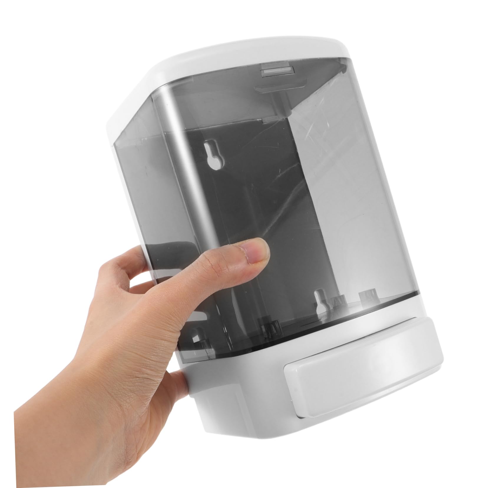 GALPADA 2pezzi Dispenser Di Sapone Parete Da Pompa Manuale Di Bottiglie Trasparenti Per Bagno Cucina Ufficio Facile Da Riempire e Adatta Per Aree Ad Traffico