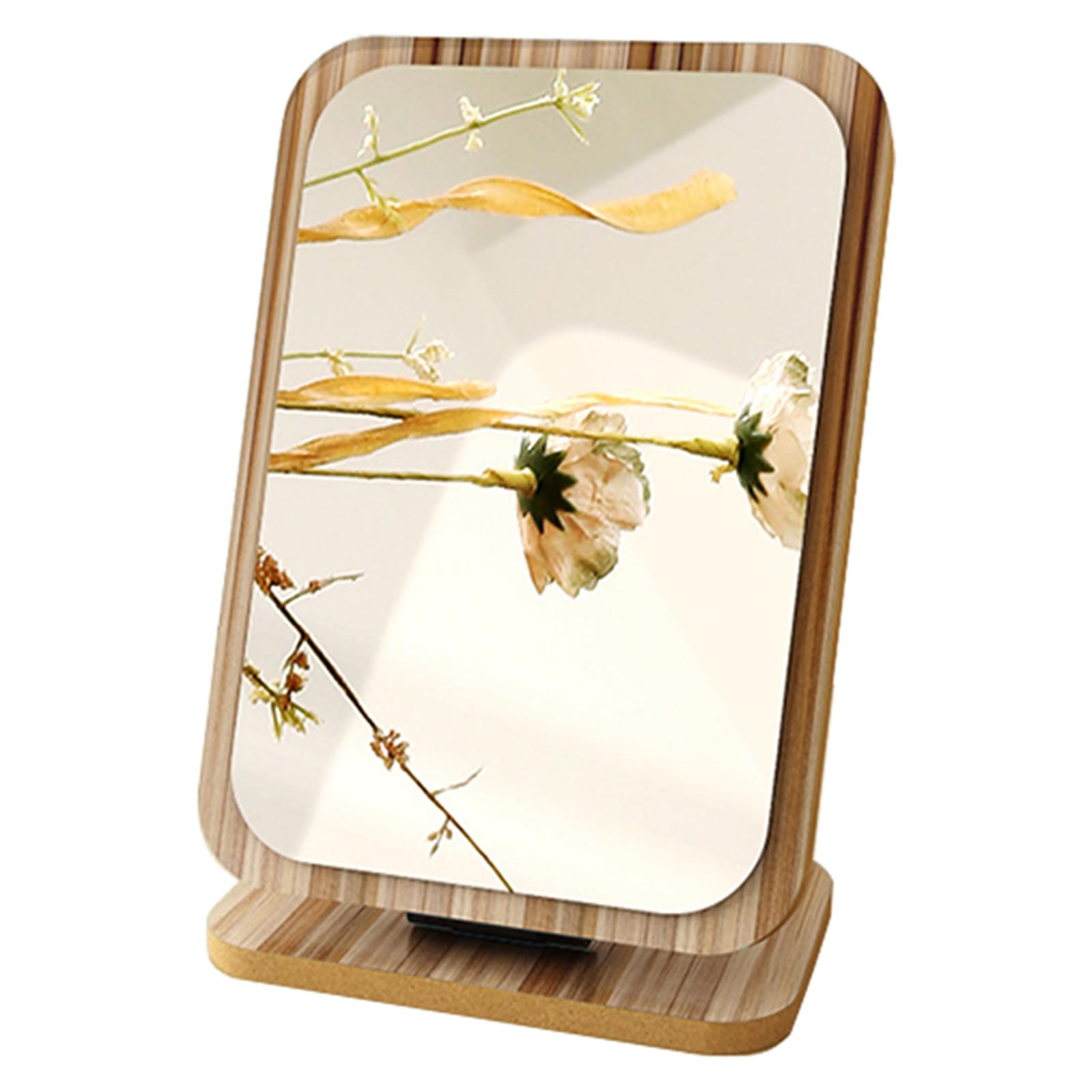 Wooden Makeup Mirror