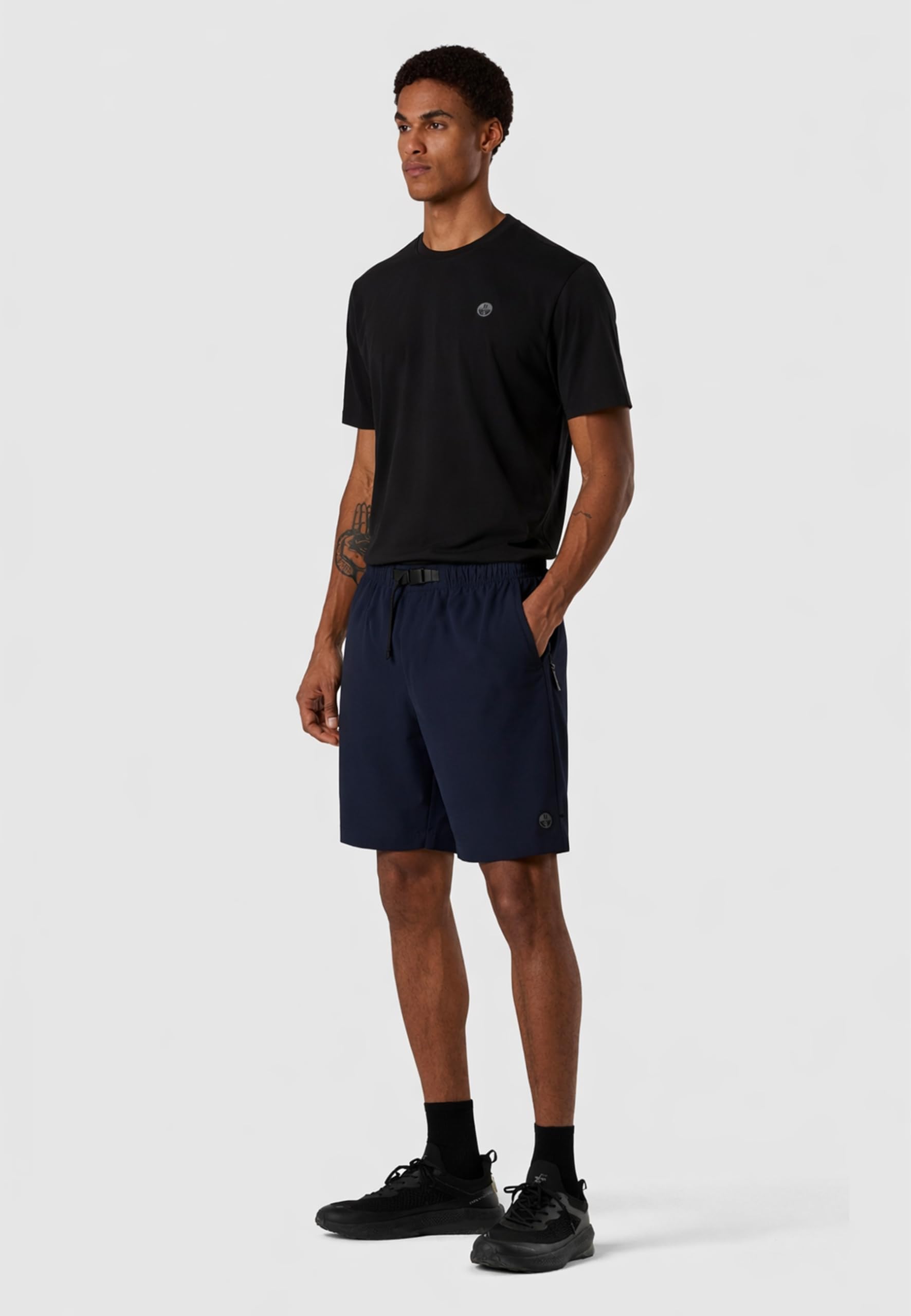 NORTH SAILS Boardshort Uomo in Tessuto Tecnico Stretch con Fibre Riciclate