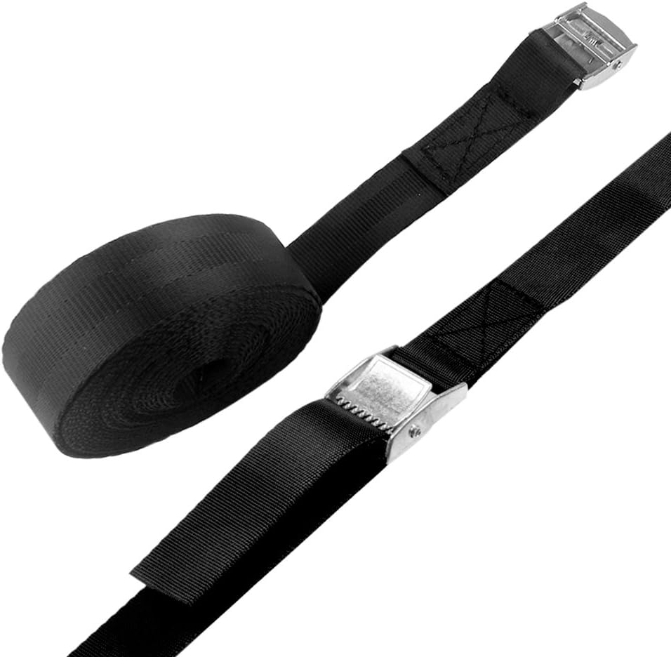 Go Lashing Strap 2pcs 5ft Nylon Cargo Metal Ratchet Tie