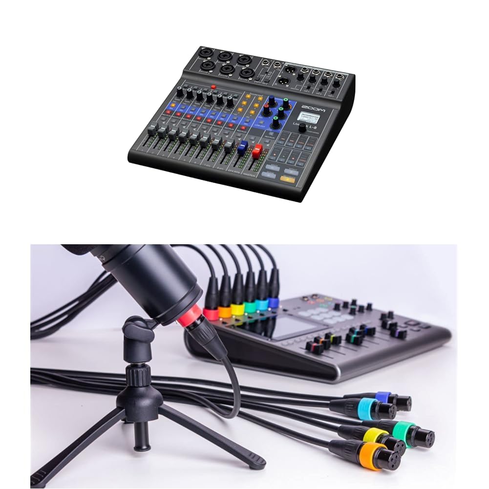 Amazon | 【セット買い】ZOOM L-8 デジタルミキサーレコーダー& XLR