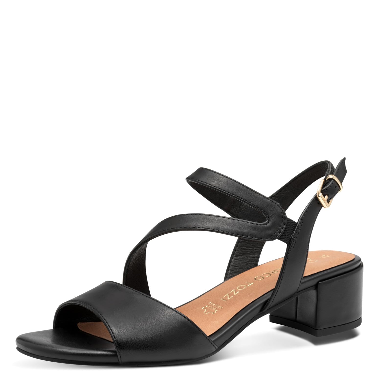 MARCO TOZZI Women's 2-28209-44 Sandals, Black, 3.5 UK