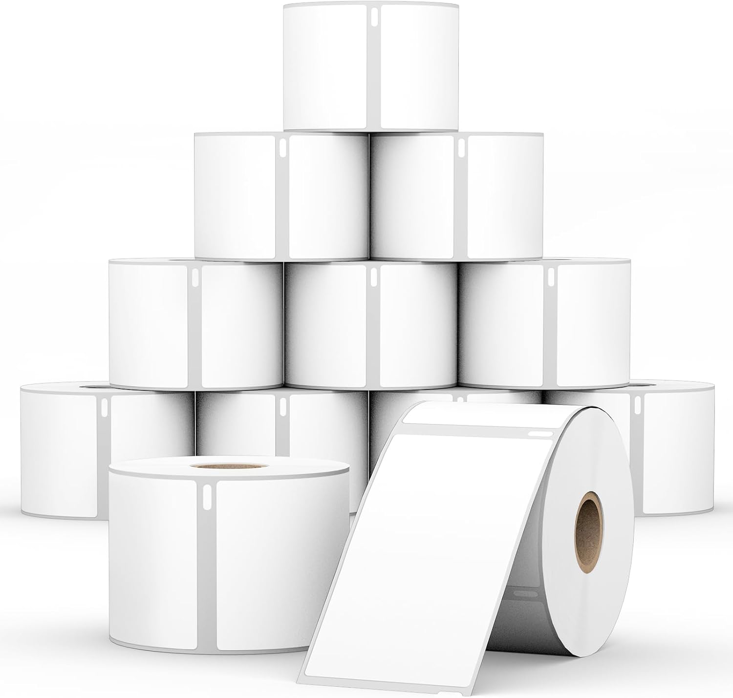 12 Rolls Compatible for Dymo 30323 (2-1/8" x 4") Shipping Labels, Direct Thermal Labels Perforated Compatible with Dymo Labelwriter 450, 450 Turbo, 4XL, Rollo & Zebra Desktop Printers
