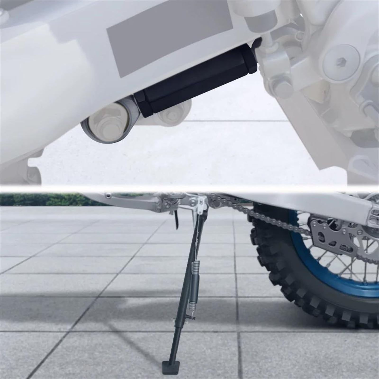 Rivestimenti Laterali Moto Cavalletto Regolabile Cavalletto Laterale Sospensione Posteriore per Y&amaha WR250F 2007-2019 WR450F 2007-2018 YZ450F