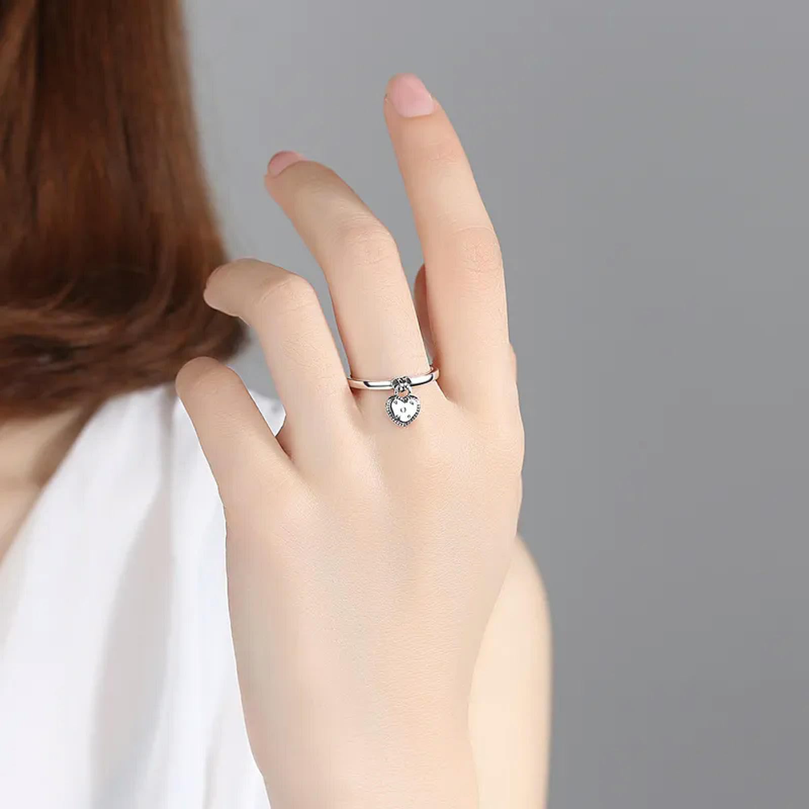 925 anillos de plata esterlina para mujer, corona Original, corazón, espoleta, compromiso, boda, anillo de cristal de oro rosa, joyería de lujo