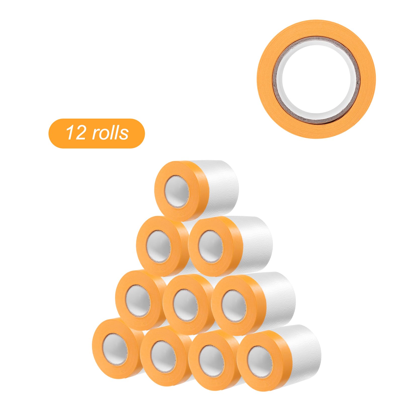 QUARKZMAN 12 Rollen vorklebende Abdeckfolie 15,7"x65,6ft für Autolackierung