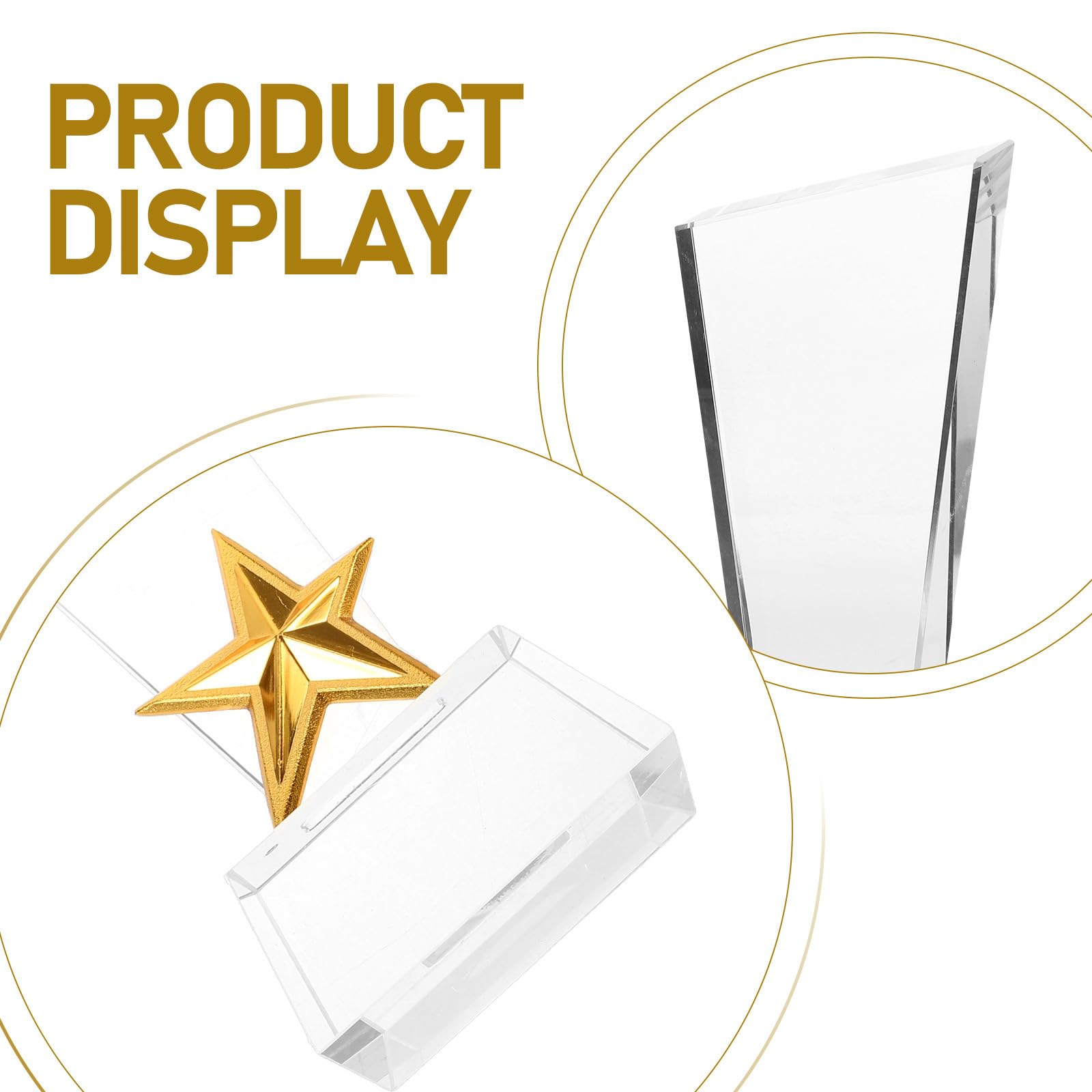 3D Stern Kristalltrophäe aus Crystal und Metall Kreative Siegerpokal mit Eleganter Optik Transparente Auszeichnung für Schüler und Wettbewerbs und Preisverleihungen