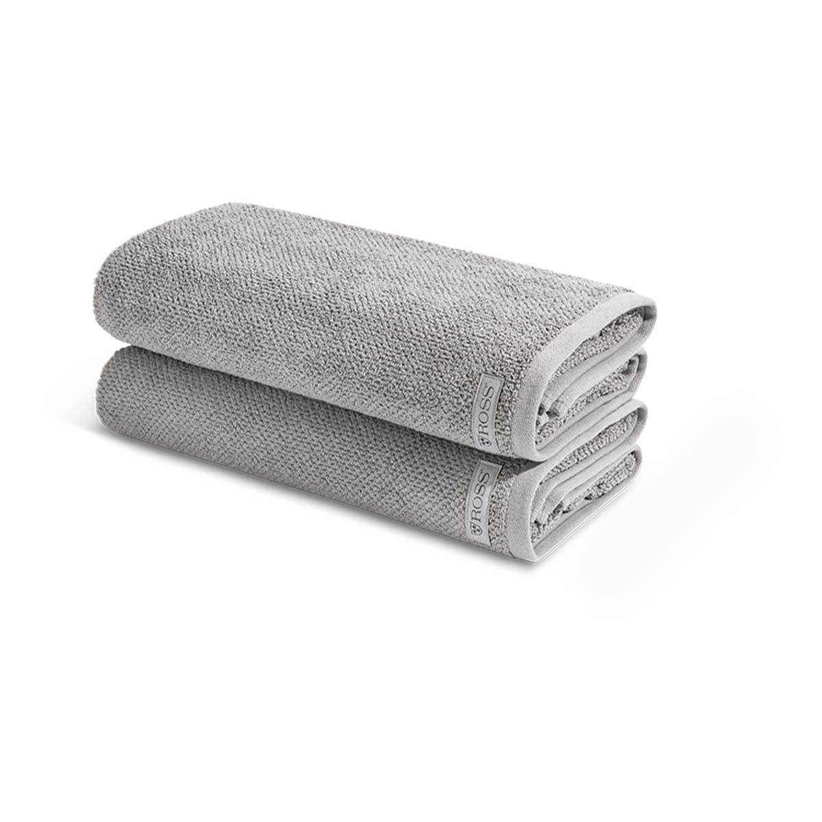 Ross - 2 teiliges Frottier-Set - Selection Bio-Baumwolle (2 X Duschtuch im Set) - 540 g/m2 - Baumwolle - Frottee - saugstark - weich und flauschig - Flanell