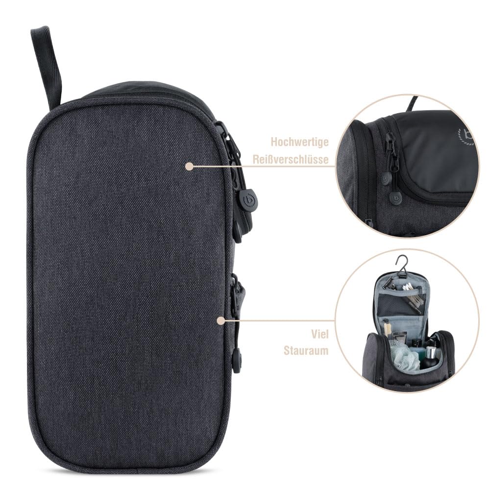 bugatti Universum Toilettas S – Do zawieszenia, unisex – Czarny