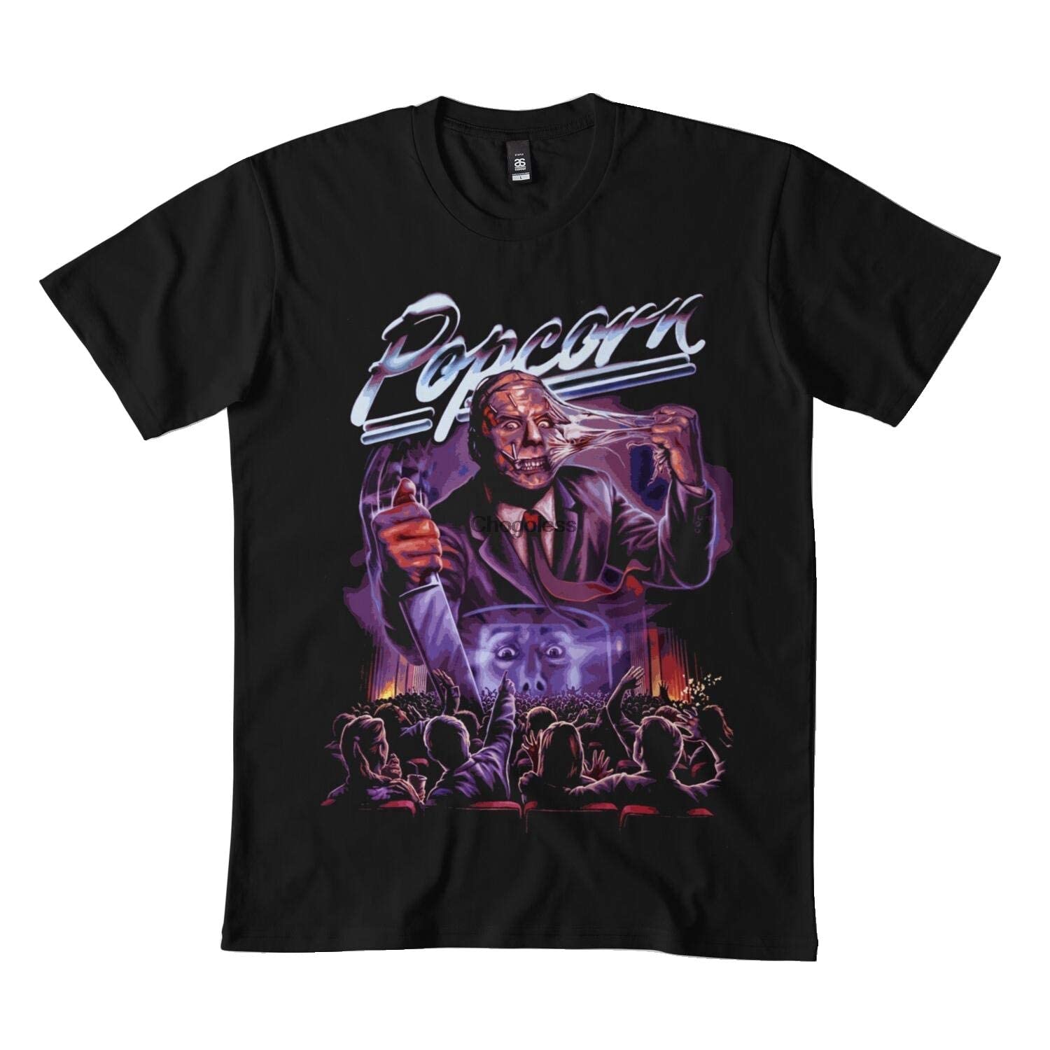 DMNTeestore Popcorn t-Shirt for Men t-Shirt for Women DMN Black