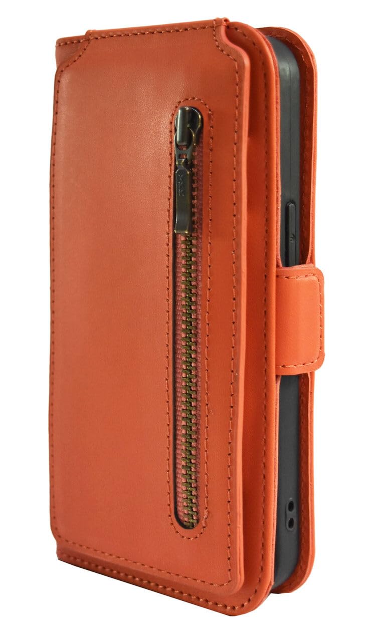 Amazon.co.jp: 「kaupili」iPhone 13 Pro用/ミラー付き 手帳型 横型