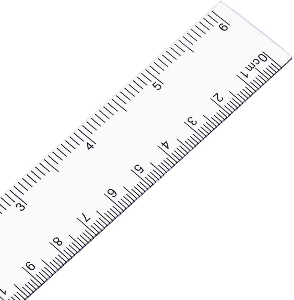 Math Materials ALLINONE Plastic Ruler Flexible Ruler with Inches and