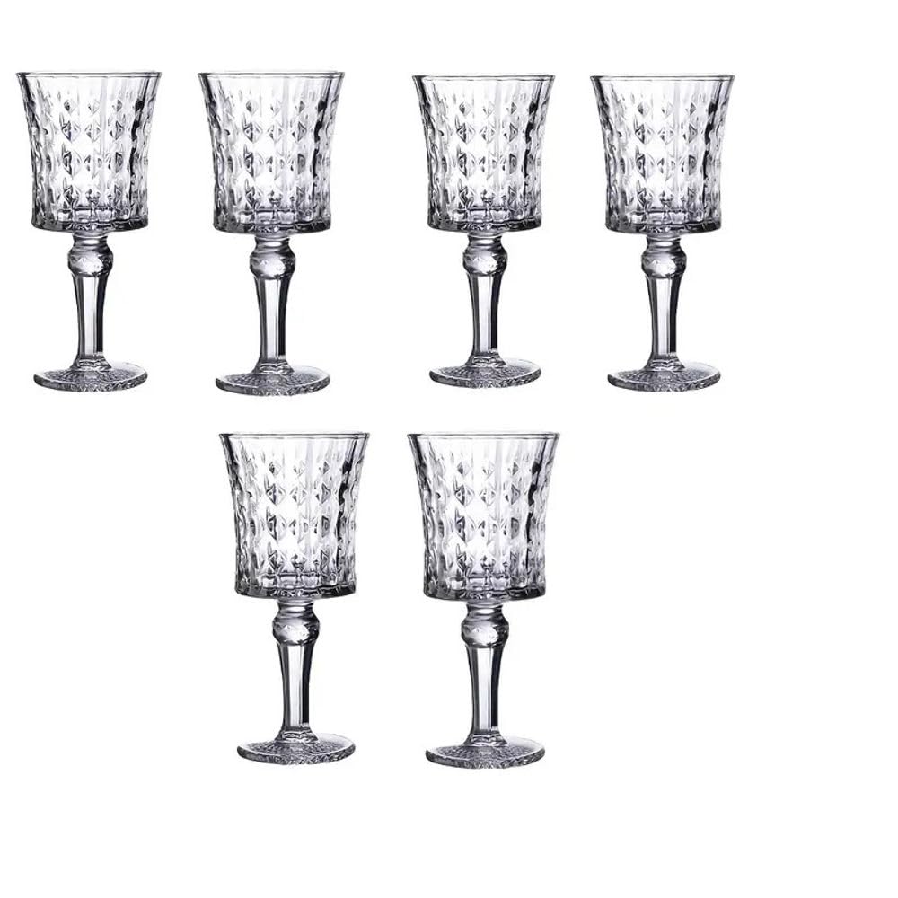 Red & White Wine Glasses Set - 4 Elegant Glasses -10 Red & White Wine Glasses Set - 4 Elegant Glasses -10