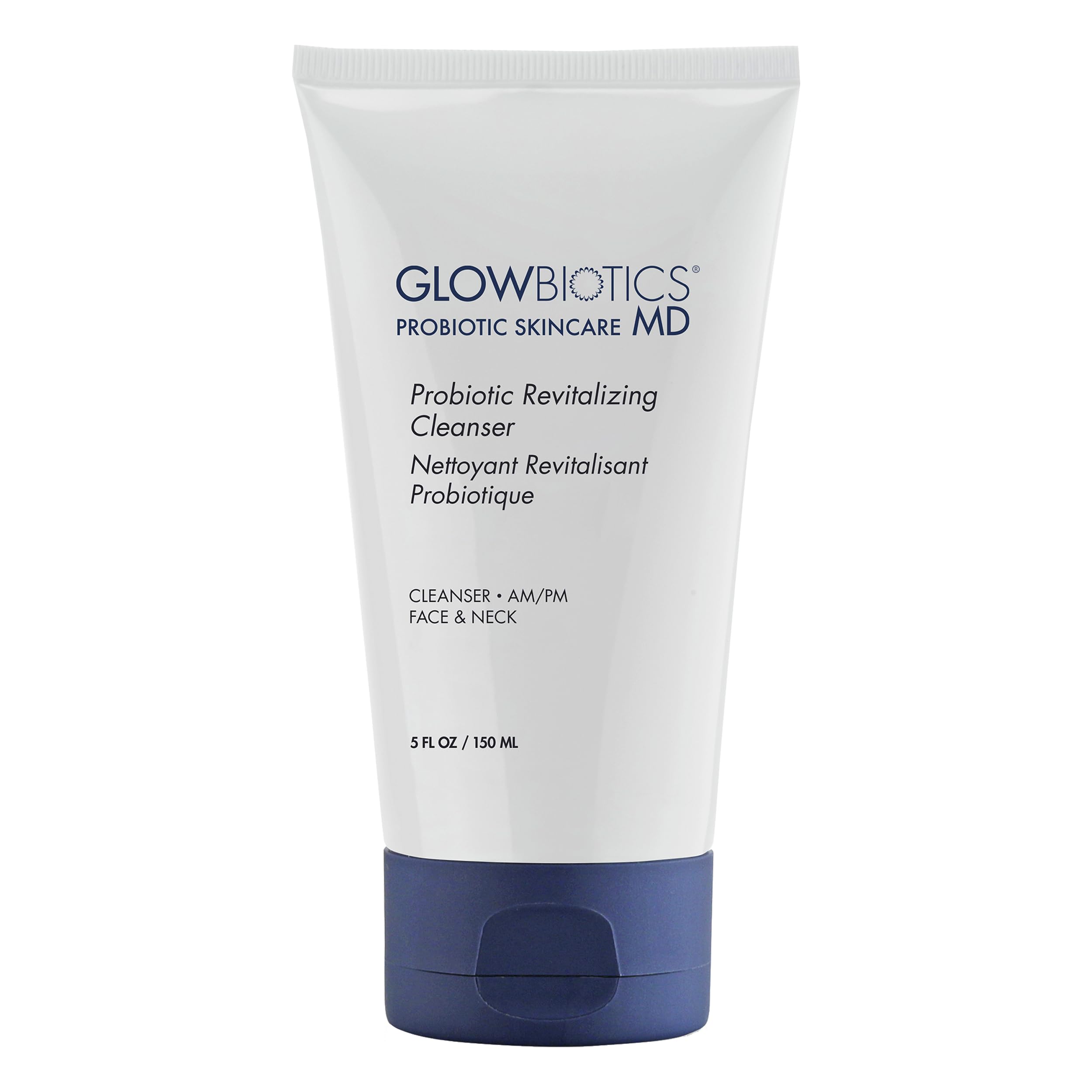 Probiotic Revitalizing Cleanser - Anti-Aging Face Wash with Peptides - 5 oz - Hydrating Gel for Hormonal, Dry & Mature Skin