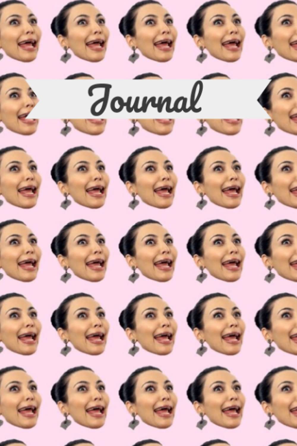 BLANK KIM K FACE JOURNAL: 6X9 111 PAGES