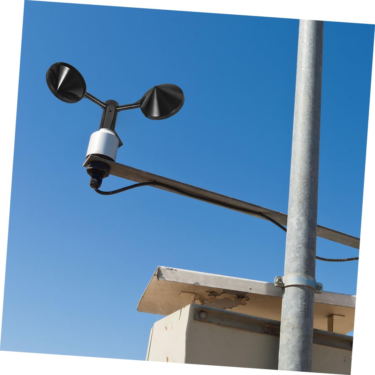 PartyKindom 3 Stück Ersatz Anemometerbecher Abs Windbecher für Windgeschwindigkeitsmesser Windmessgerät Windsensor Gehäuse Wetterfest für Außenbereich