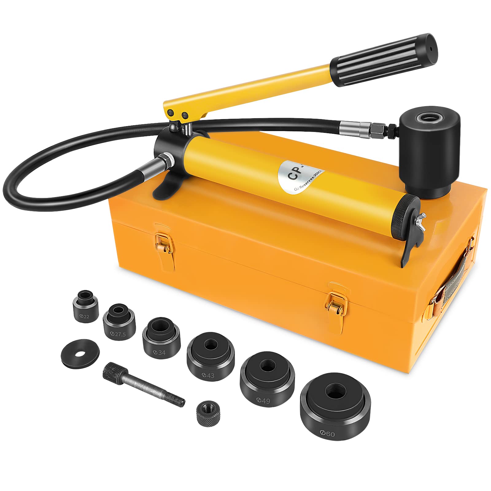 Buy 8 Ton 1/2" to 2" Hydraulic Knockout Punch Driver Tool Kit